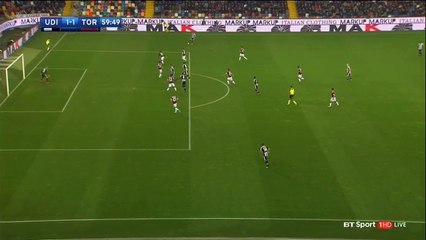 Cyril Thereau  Goal HD - Udinese 	1-1	Torino 31.10.2016