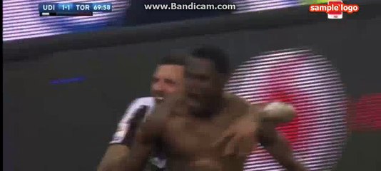Duvan Zapata  Goal HD - Udinese 2-1 Torino 31.10.2016