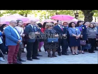 Ora News – Donald Lu në Shkodër, marshim kundër kancerit të gjirit