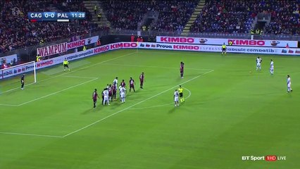 Oscar Hiljemark Big Chance - Cagliari vs Palermo