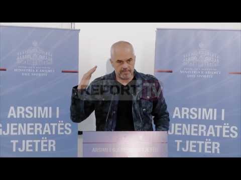Report TV - Rama: Do të rrisim 35% pagën minimale, mbështetje mësuesve