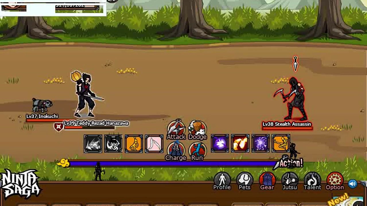 Ninja Saga Halloween Before Jounin Part 3