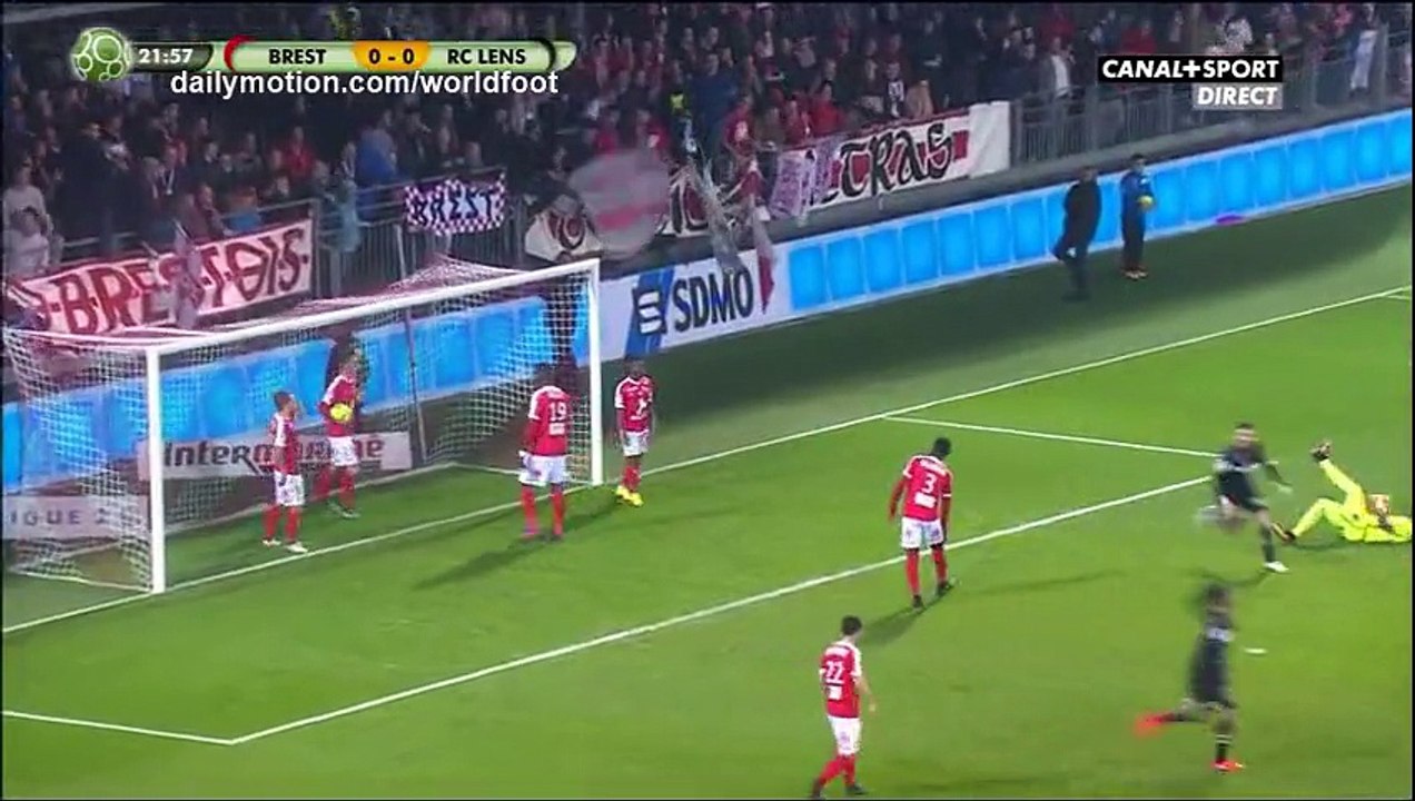 Dusan Cvetinovic Goal HD - Brest 0 - 1 Lens - 31.10.2016