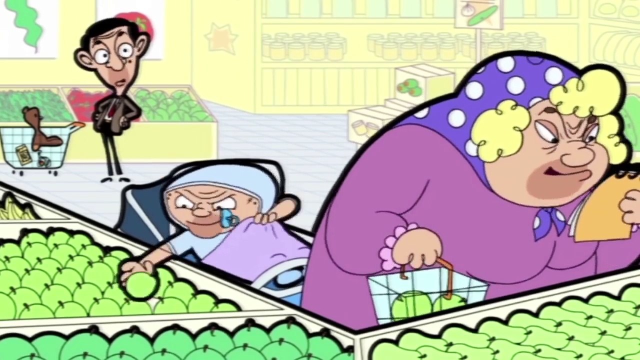 Mr Bean - Food Shopping with Teddy