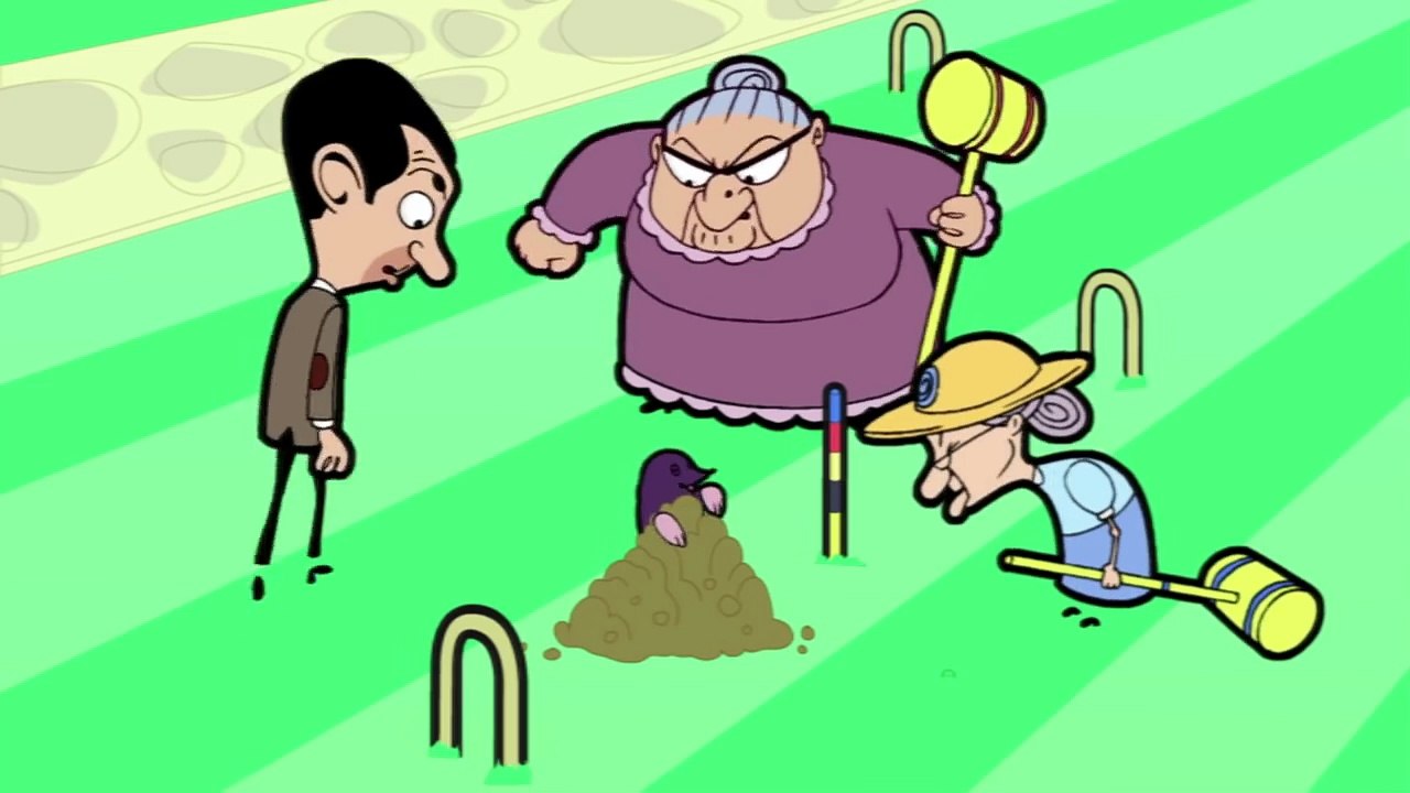 Mr Bean - Kill the mole!