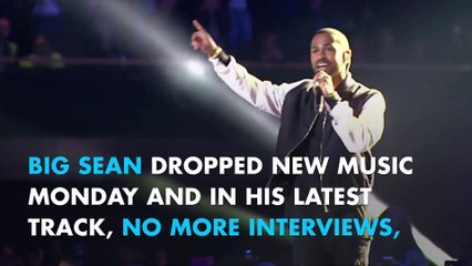 Big Sean talks Ariana Grande and Kid Cudi on new track 'No More Interviews'