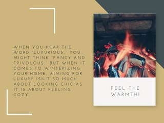 Virgie Vincent's Advice for Winterizing Your Home