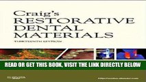 [FREE] EBOOK Craig s Restorative Dental Materials[ CRAIG S RESTORATIVE DENTAL MATERIALS ] by