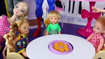 Frozen Kids Spider Man Babysitter Disney Kids Babysat by Spiderman Elsa Anna Family DisneyCarToys