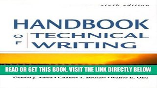 [READ] EBOOK The Handbook of Technical Writing, Sixth Edition BEST COLLECTION