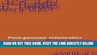 [FREE] EBOOK Post-genome Informatics BEST COLLECTION