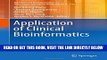 [READ] EBOOK Application of Clinical Bioinformatics (Translational Bioinformatics) ONLINE COLLECTION