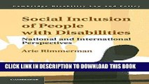[PDF] Social Inclusion of People with Disabilities: National and International Perspectives