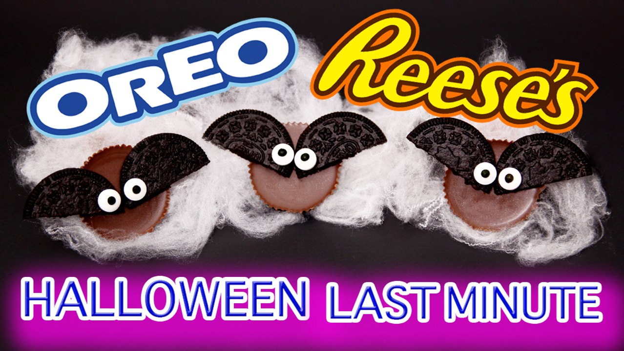 RECETTE HALLOWEEN - CHAUVE-SOURIS OREO REESE'S