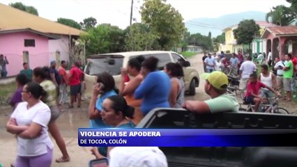 La violencia se apodera de Tocoa Colon