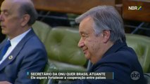 Novo secretário-geral da ONU diz que o Brasil é exemplo em direitos humanos