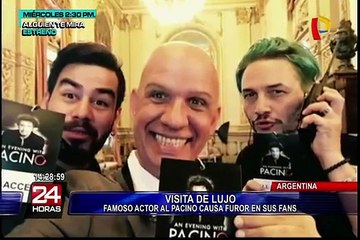 Al Pacino deslumbró al público argentino en el Teatro Colón