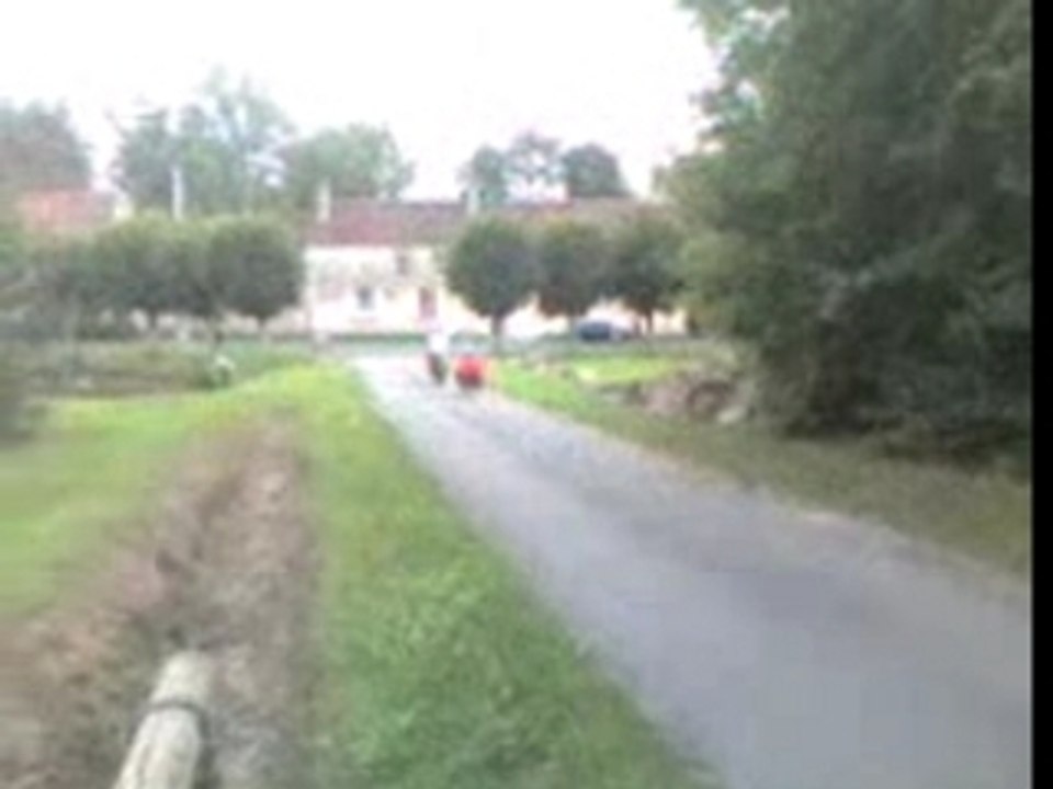 sarkosy en evolis tire karting avec segolene royale