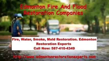 Edmonton Fire And Flood Restoration Companies