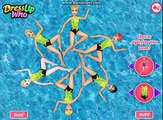 PrincessDisney Frozen Elsa Anna and Jasmine Synchronized Swimming - Games for kids HD