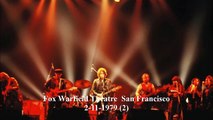 November 2, 1979 - Bob Dylan -  San Francisco, CA Fox Warfield Theatre