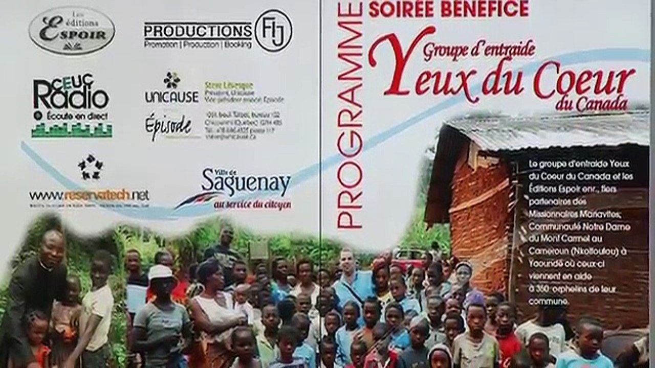 SPECTACLE BÉNÉFICE 4 JUIN 2016