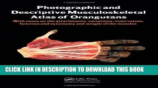 [READ] EBOOK Photographic and Descriptive Musculoskeletal Atlas of Orangutans: with notes on the