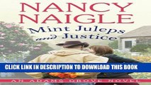 Ebook Mint Juleps and Justice (An Adams Grove Novel Book 5) Free Read