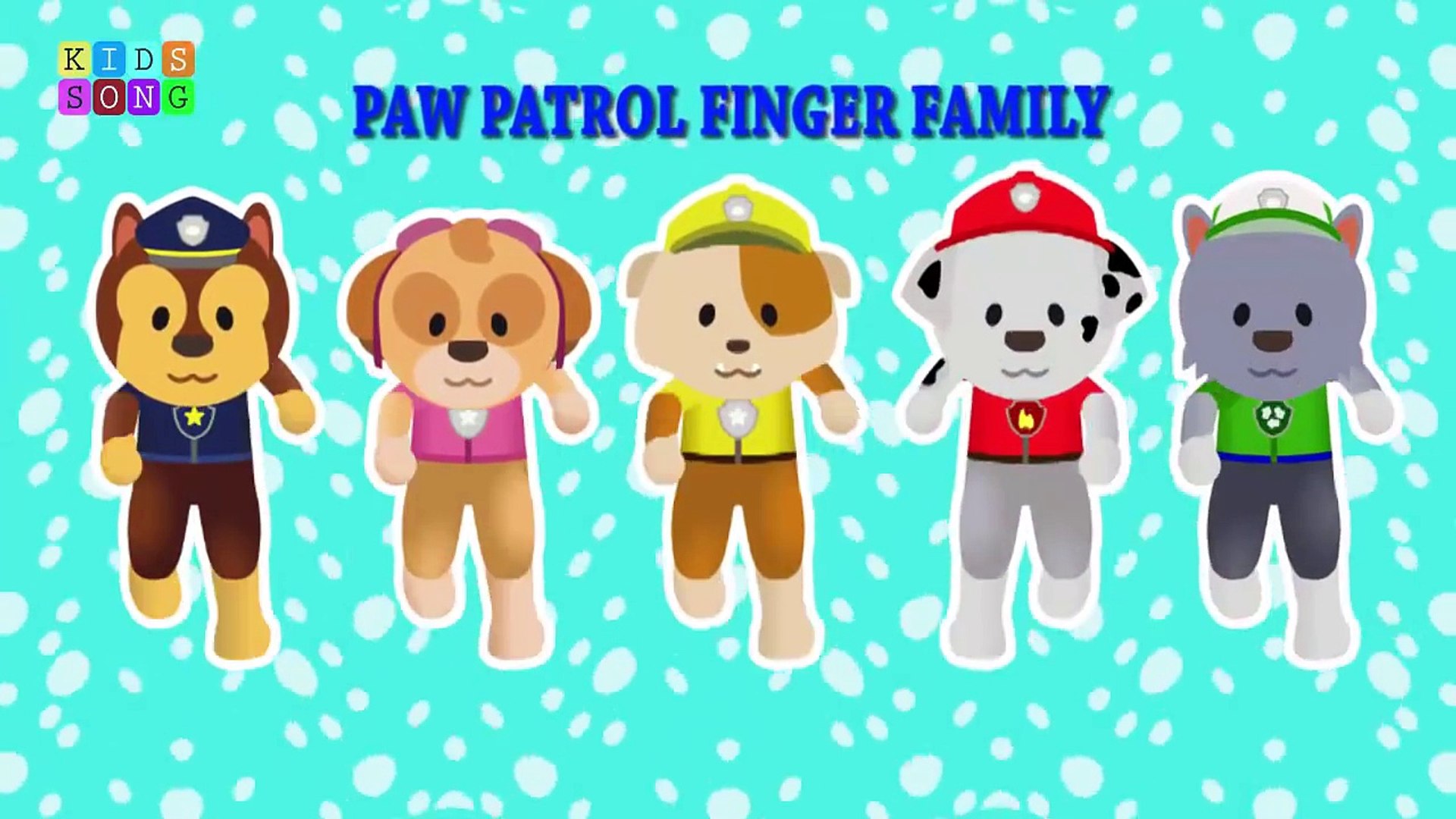 Paw Patrol Finger Family Song - Nursery 
