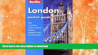 READ BOOK  London Pocket Guide (Berlitz Pocket Guides) FULL ONLINE