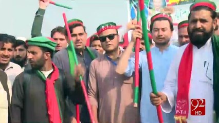 PTI Caravans at Burhan Interchange 1-11-2016 - 92NewsHD