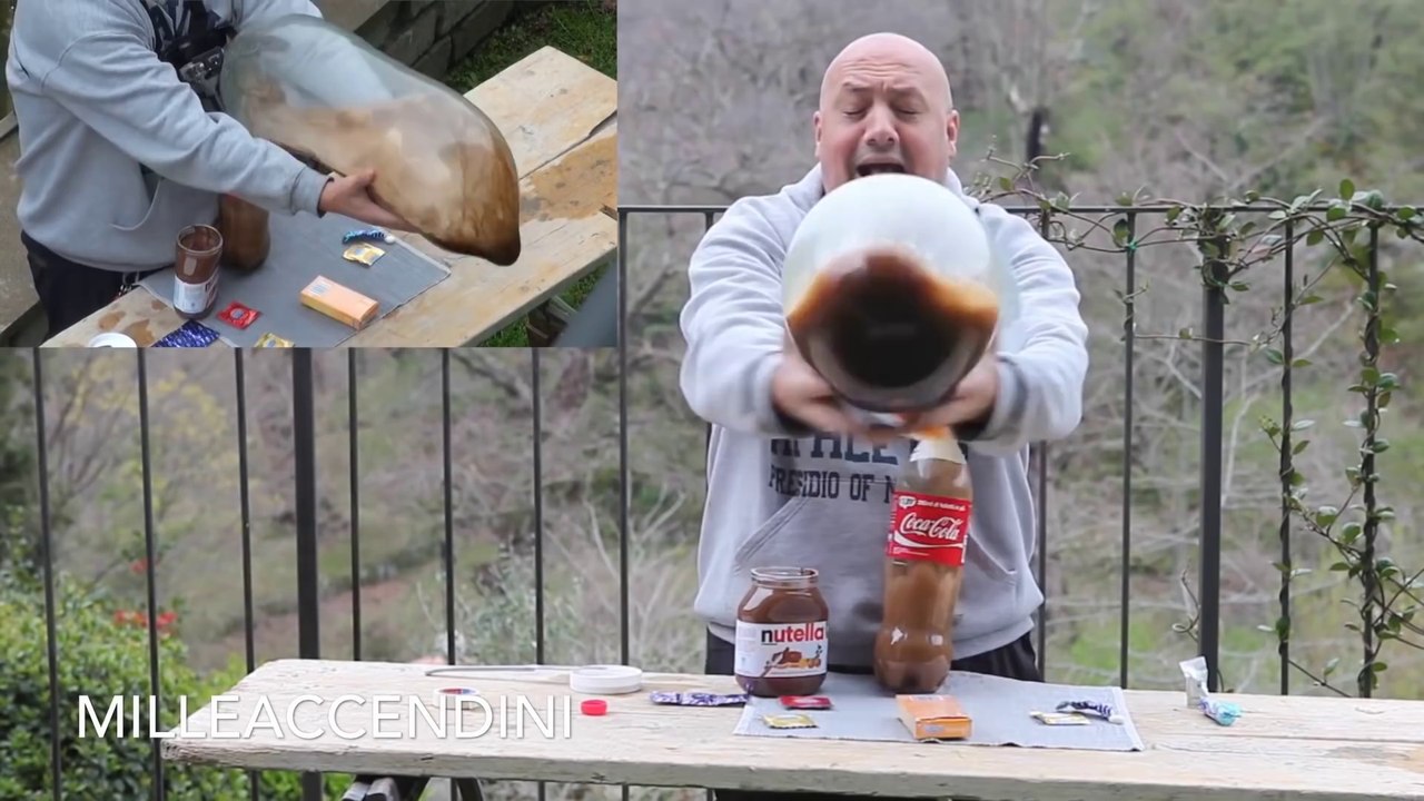 Coca + Nutella + Mentos + Capote ??? Enorme bombe LOL