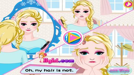 Elsa Hair Loss Doctor - Frozen Princess Cartoon Video Games For Girls