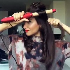 curling hair technique