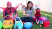 GIANT Egg Hunt with HUGE Surprise Eggs Frozen Easter Basket, Spiderman Toys, TMNT