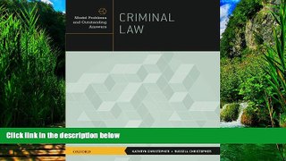 Books to Read  Criminal Law: Model Problems and Outstanding Answers  Full Ebooks Best Seller