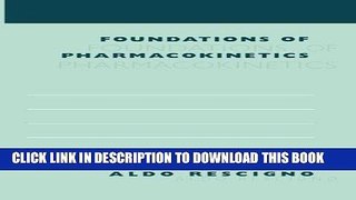 [READ] EBOOK Foundations of Pharmacokinetics BEST COLLECTION