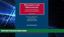 READ FULL  Hazard, Tait, Fletcher, and Bundy s Cases and Materials on Pleading and Procedure,