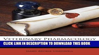 [READ] EBOOK Veterinary Pharmacology And Therapeutics BEST COLLECTION