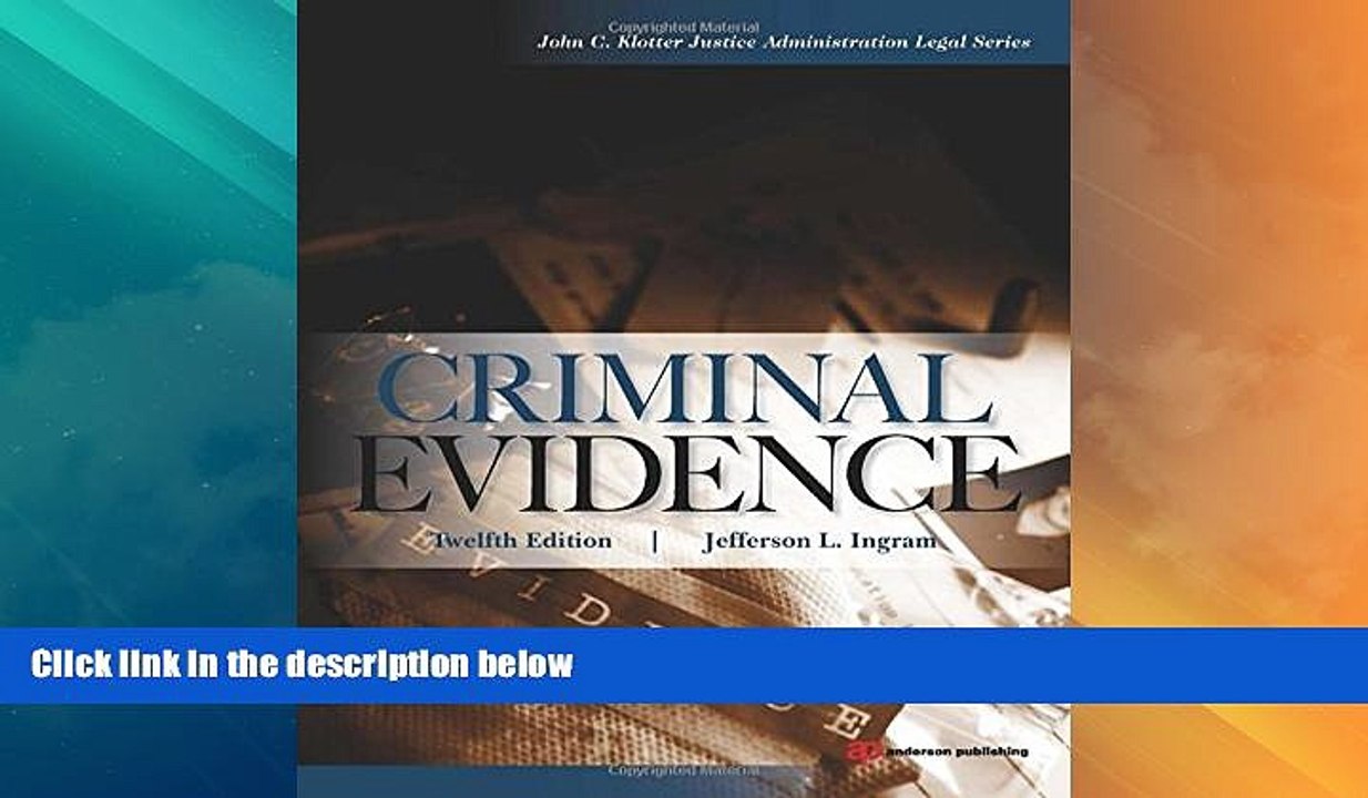 Big Deals  Criminal Evidence  Full Read Most Wanted