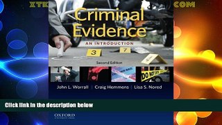 Big Deals  Criminal Evidence: An Introduction  Full Read Best Seller