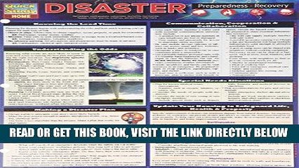 [FREE] EBOOK Disaster Preparedness   Recovery (Quick Study Home) ONLINE COLLECTION