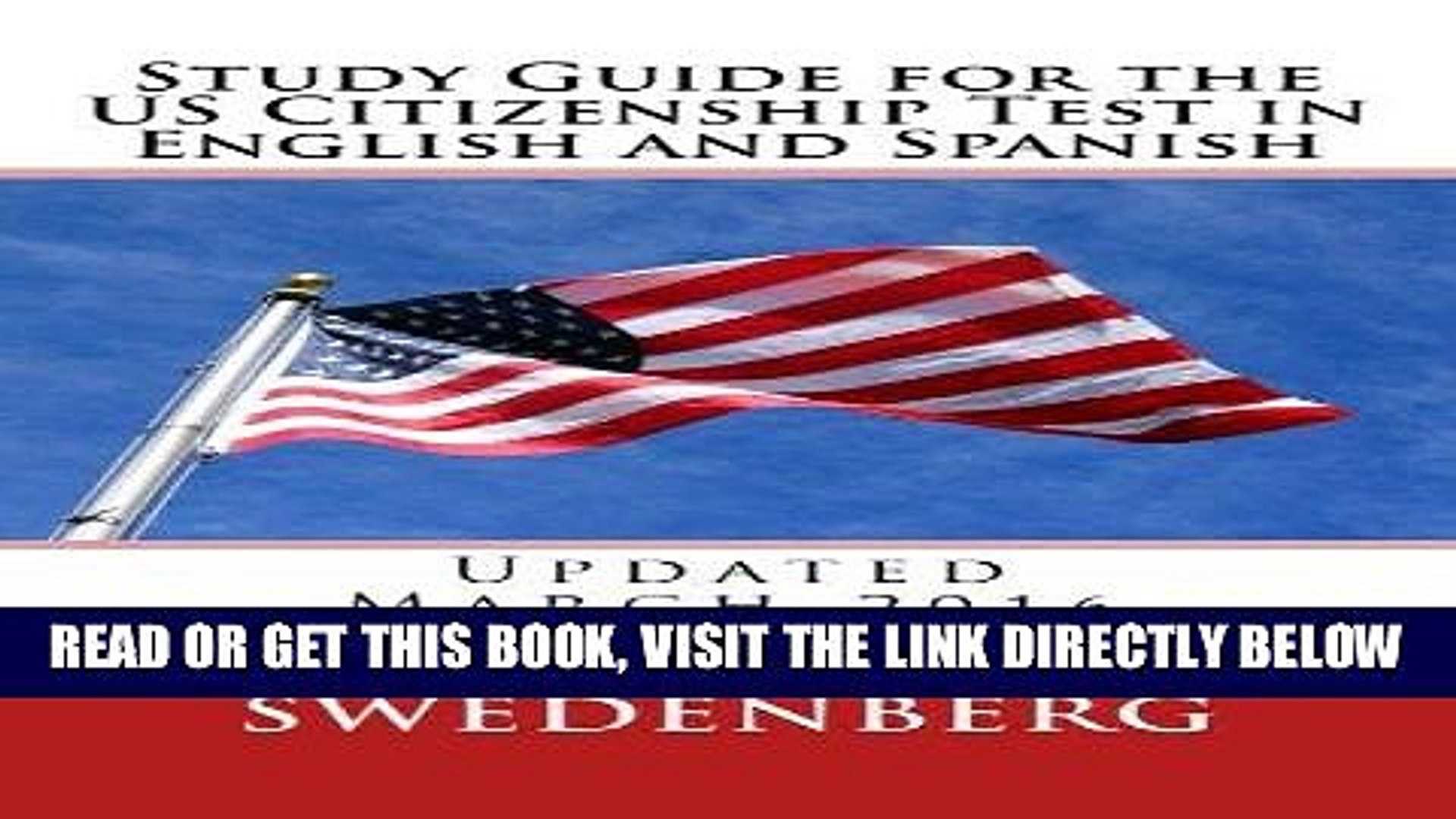 [FREE] EBOOK Study Guide for the US Citizenship Test in English and Spanish: Updated March 2016