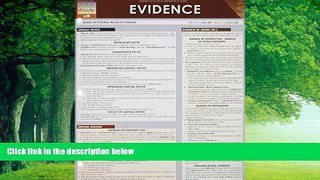 Big Deals  Evidence (Quick Study: Law)  Full Ebooks Most Wanted