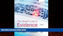 Big Deals  The Modern Law of Evidence  Best Seller Books Most Wanted