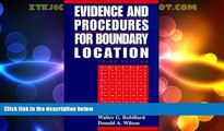 Big Deals  Evidence and Procedures for Boundary Location  Best Seller Books Most Wanted