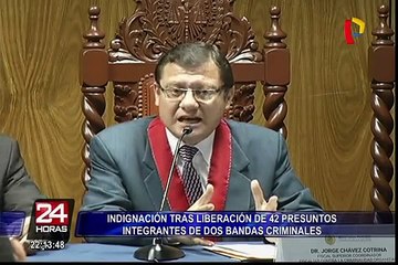 Ministro del Interior cuestionó a juez que liberó a delincuentes