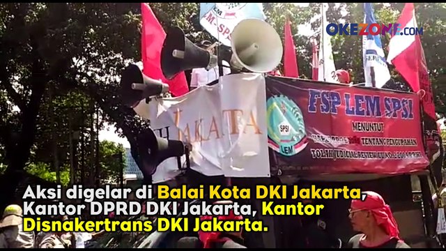 Ribuan Buruh Kembali Turun ke Jalan Tuntut Kenaikan UMP