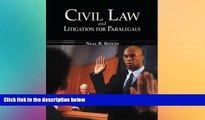 Must Have  Civil Law   Litigation for Paralegals (McGraw-Hill Business Careers Paralegal Titles)
