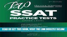 [FREE] EBOOK SSAT Practice Tests: Upper Level (2nd Edition) ONLINE COLLECTION